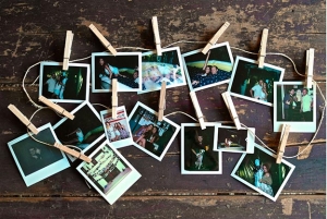 evento polaroid vintage