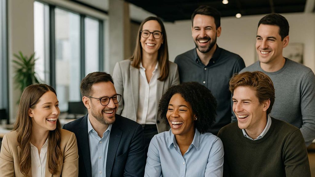 Fotografías profesionales corporativas de equipo