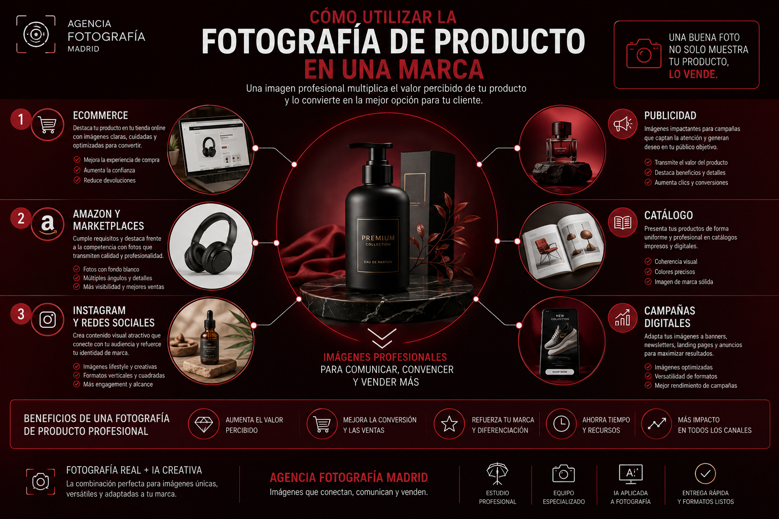 Cómo utilizar la fotografía de producto en una marca
